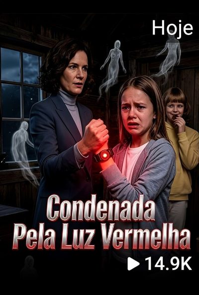 Capa da minisserie Condenada Pela Luz Vermelha