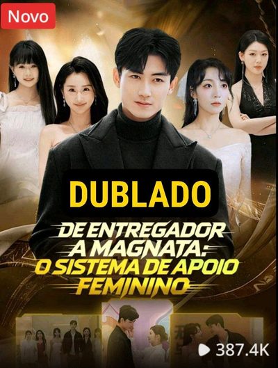 Capa da minisserie De Entregador a Magnata: o