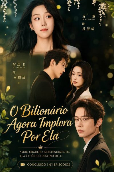 Capa da minisserie O Bilionário Agora Implora por Ela
