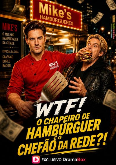 Capa da minisserie Wtf! o Chapeiro de Hamburguer É o Chefão da Rede ?
