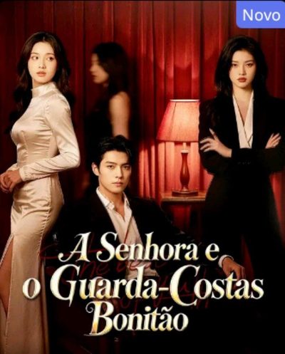 Capa da minisserie A Senhora e o Guarda-costas Bonitão