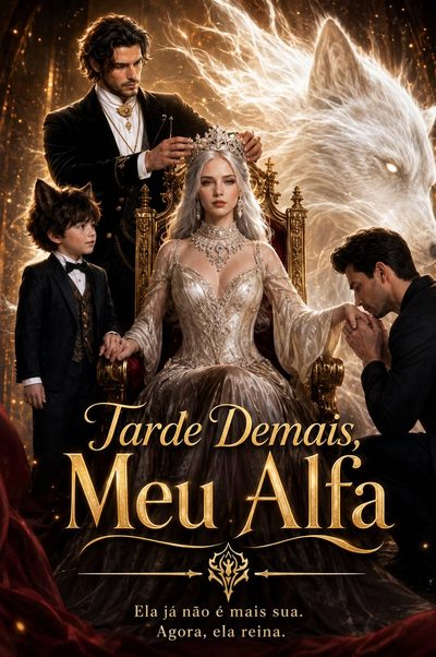 Capa da minisserie Tarde Demais Meu Alfa