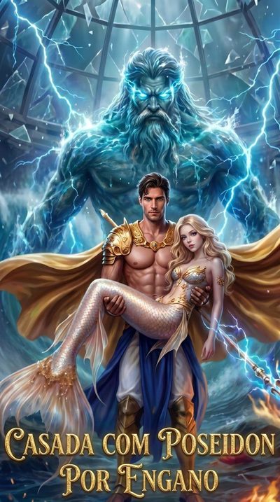 Capa da minisserie Casada com Poseidon por Engano