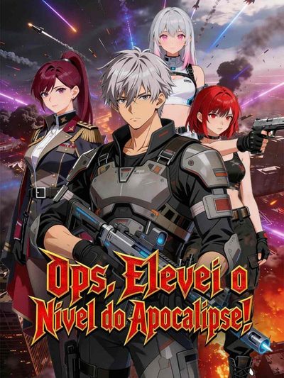Capa da minisserie Ops! Elevei o Nível do Apocalipse!
