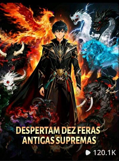 Capa da minisserie Despertam Dez Feras Antigas Supremas