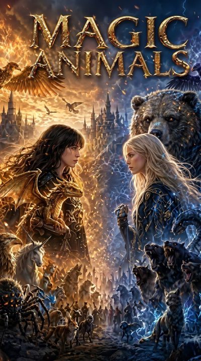 Capa da minisserie Animais Mágicos