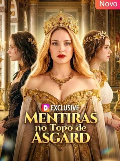 Capa da minisserie Mentiras no Topo de Asgard