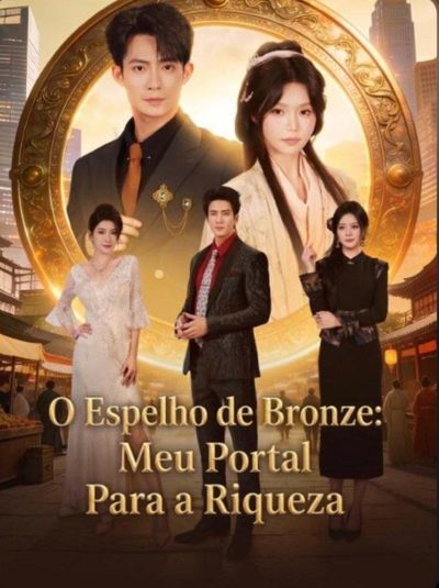 Capa da minisserie O Espelho de Bronze: Meu Portal para a Riqueza