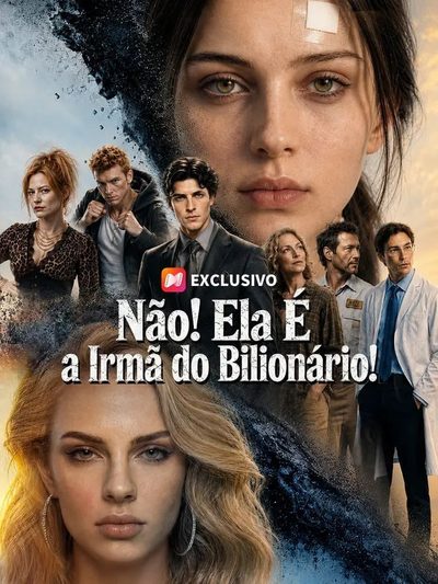 Capa da minisserie Não! Ela É a Irmã do Bilionário!