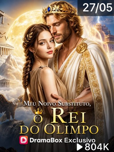 Capa da minisserie Meu Noivo Substituto, o Rei do Olimpo