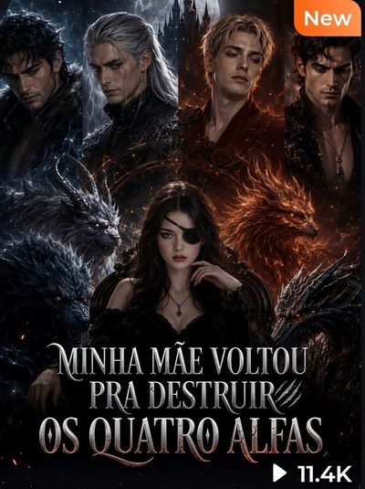 Capa da minisserie Minha Mãe Voltou Pra Destruir os Quatro Alfas