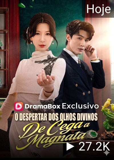Capa da minisserie O Despertar dos Olhos Divinos de Cega a Magnata