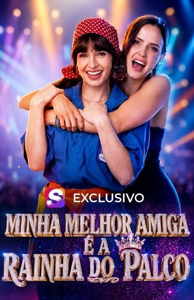 Capa da minisserie Minha Melhor Amiga É a Rainha do Palco