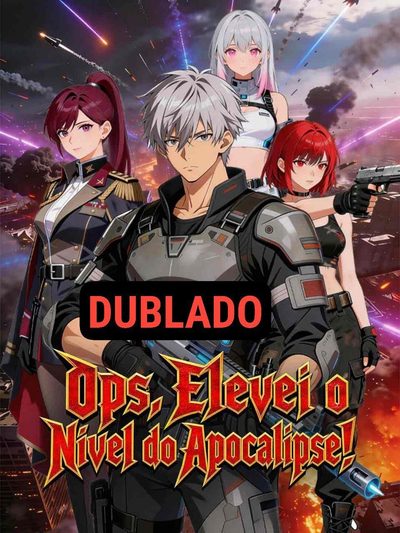 Capa da minisserie Ops! Elevei o Nível do Apocalipse!