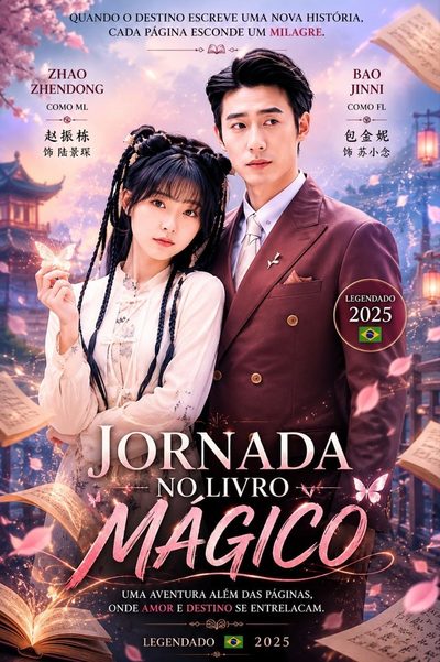Capa da minisserie Jornada no Livro Mágico