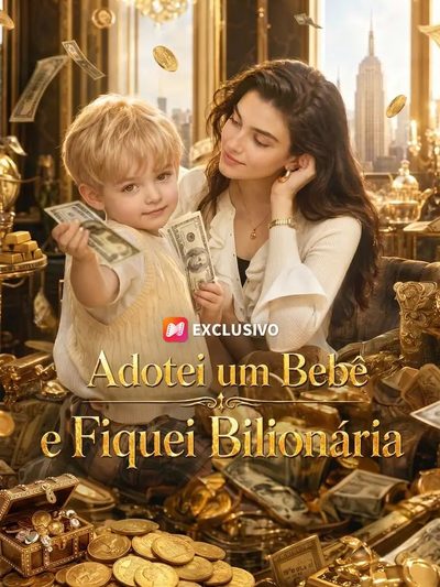 Capa da minisserie Adotei Um Bebê e Fiquei Bilionária