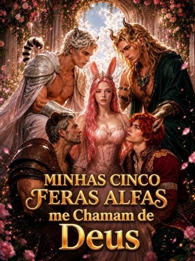 Capa da minisserie Minhas Cinco Feras Alfas Me Chamam de Deus