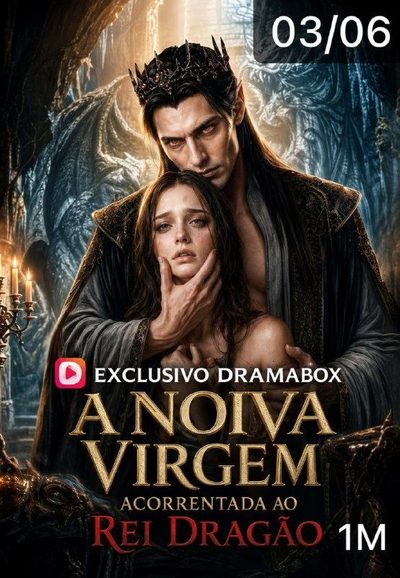 Capa da minisserie A Noiva Virgem Acorrentada ao Rei Dragão