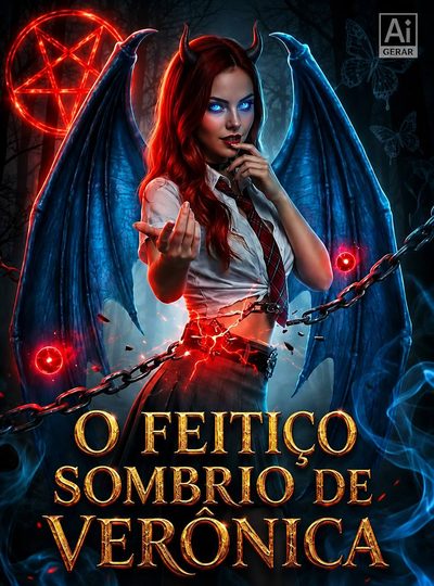 Capa da minisserie O Feitiço Sombrio de Verônica