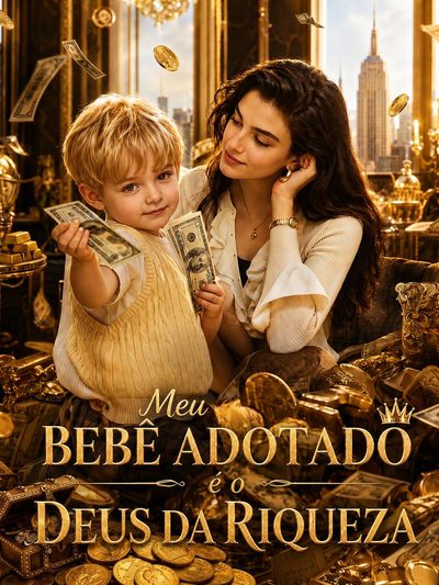 Capa da minisserie Meu Bebê Adotado É o Deus da Riqueza