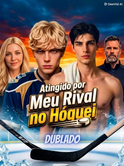 Capa da minisserie Atingido por Meu Rival no Hóquei