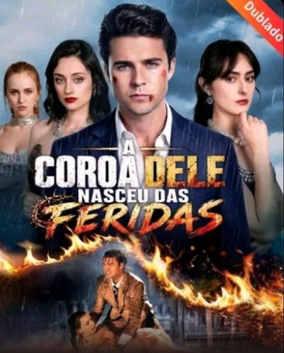 Capa da minisserie A Coroa Dele Nasceu das Feridas
