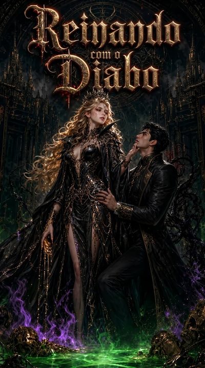 Capa da minisserie Reinando com o Diabo