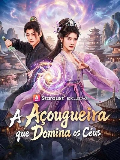 Capa da minisserie A Açougueira que Domina os Céus