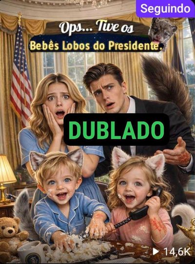 Capa da minisserie Ops... Tive os Bebês Lobos do