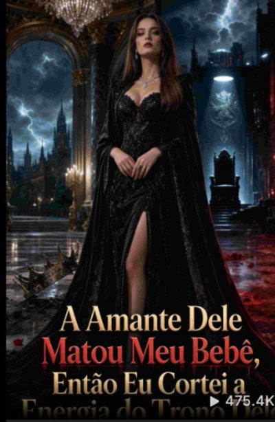 Capa da minisserie A Amante Dele Matou Meu Bebê, Então Eu Cortei a Energia do Trono