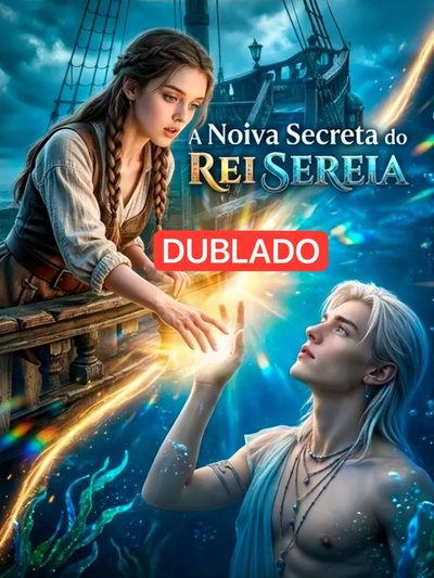Capa da minisserie A Noiva Secreta do Rei Sereia