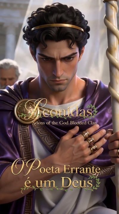 Capa da minisserie O Poeta Errante É Um Deus