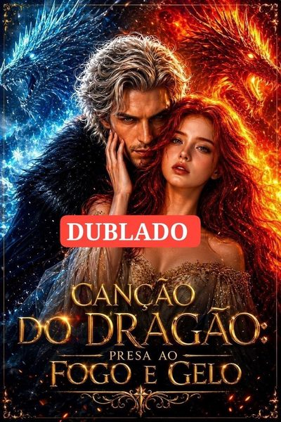 Capa da minisserie Canção do Dragão: Presa ao Fogo e Gelo