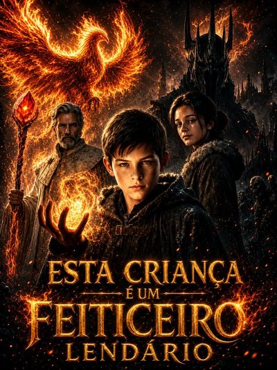 Capa da minisserie Esta Criança É Um Feiticeiro Lendário