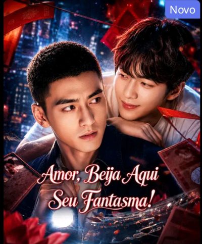 Capa da minisserie Amor, Beija Aqui Seu Fantasma ! 👻