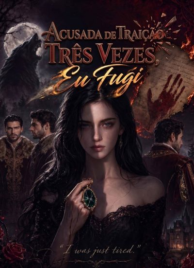 Capa da minisserie Acusada de Traição Três Vezes,
