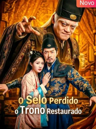Capa da minisserie O Selo Perdido, o Trono